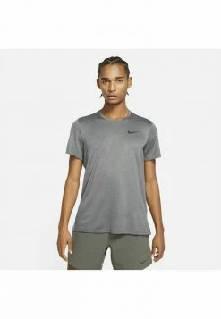 Nike Performance SUPERSET - Sports T-shirt - Iron Grey Black