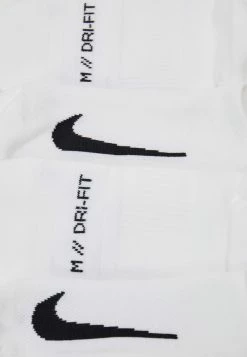 Nike Performance 2 PACK UNISEX - Trainer Socks - White/black -Nike Performance store 1ed2051e406847019e9e098e29ff60f4