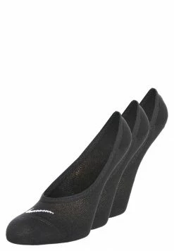 Nike Performance Lightweight No-Show 3 PACK - Sports Socks - Black/white
