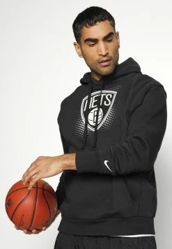 Nike Performance NBA BROOKLYN NETS ESSENTIAL HOODIE - Hoodie - Black -Nike Performance store 205579339e4f4cf2b57ad6b69bac3ee2