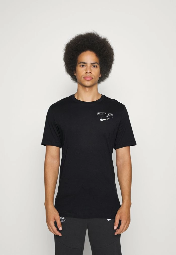 Nike Performance PARIS ST GERMAIN TEE - Club Wear - Black 1 Nike Performance PARIS ST GERMAIN TEE - Club Wear - Black
