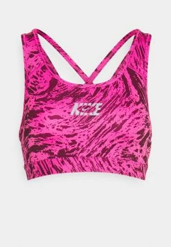 Nike Performance BRA - Medium Support Sports Bra - Pinksicle/burgundy Crush/metallic Silver -Nike Performance store 20efd70007e344449369ee6310c3b7f6