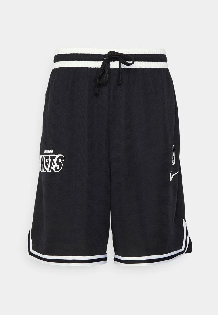 Nike Performance NBA BROOKLYN NETS DNA SHORT - Sports Shorts - Black/white 7 Nike Performance NBA BROOKLYN NETS DNA SHORT - Sports Shorts - Black/white - Image 7