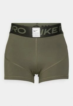 Nike Performance SHORT - Leggings - Medium Olive/sequoia/white -Nike Performance store 216162a19c7f44148abbd88f9dafe4bf