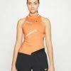 Nike Performance TANK - Top - Hot Curry/washed Teal/white