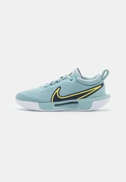 Nike Performance ZOOM COURT PRO CLAY - Clay Court Tennis Shoes - Ocean Cube/obsidian/light Zitron/white