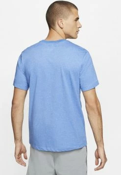 Nike Performance SOLID - Sports T-shirt - Light Game Royal Heather/black -Nike Performance store 22552cd45af94ef5aad61d37b57b41f8