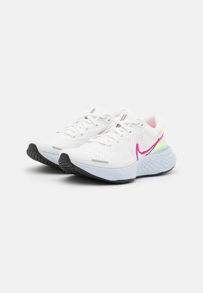 Nike Performance ZOOMX INVINCIBLE RUN - Neutral Running Shoes - Phantom/black/football Grey/volt/pollen/pink Blast 2 Nike Performance ZOOMX INVINCIBLE RUN - Neutral Running Shoes - Phantom/black/football Grey/volt/pollen/pink Blast - Image 2