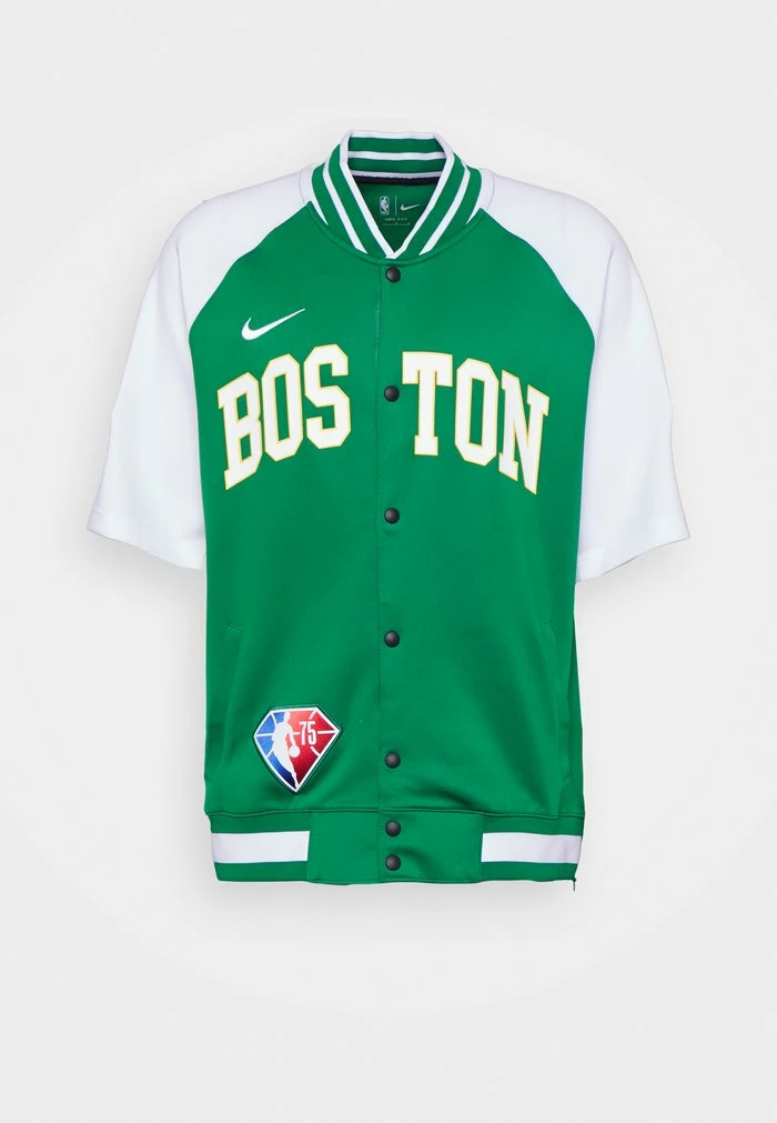 Nike Performance NBA BOSTON CELTICS MOMENTS MIXTAPES SHOWTIME SHORT SLEEVE WARM - Bomber Jacket - Clover/white 1 Nike Performance NBA BOSTON CELTICS MOMENTS MIXTAPES SHOWTIME SHORT SLEEVE WARM - Bomber Jacket - Clover/white