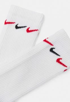 Nike Performance EVERYDAY PLUS CUSH CREW 3 PACK UNISEX - Sports Socks - White/black/white/total Orange -Nike Performance store 22d1b83303364b0ba3fe4eeb8da2767a