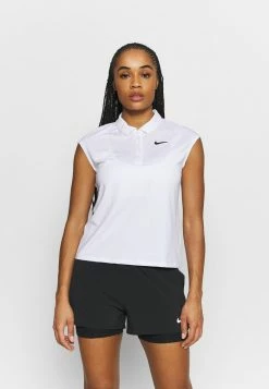 Nike Performance VICTORY - Polo Shirt - White/black