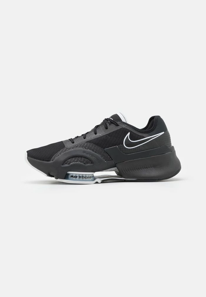 Nike Performance W AIR ZOOM SUPERREP 3 - Trainers - Black/white/anthracite 1 Nike Performance W AIR ZOOM SUPERREP 3 - Trainers - Black/white/anthracite