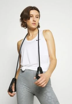 Nike Performance RACEBACK TANK - Sports T-shirt - White/black -Nike Performance store 236bb6dd78fe47c5bb6fd737f42bdd31