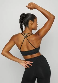 Nike Performance INDY BRA NON PAD - Light Support Sports Bra - Black/white -Nike Performance store 23f98b589d804bdaa61b6bb076ed0972