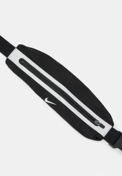 Nike Performance SLIM WAIST PACK 3.0 UNISEX - Bum Bag - Black/silver -Nike Performance store 24284a29e9aa49ccb88e7b93e9159920