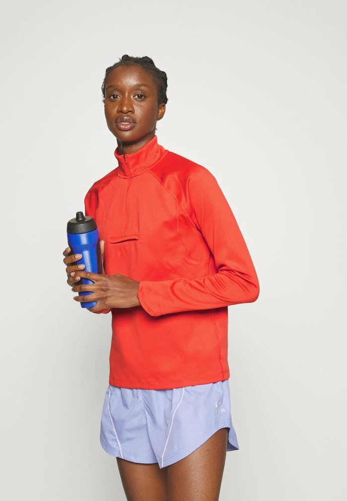 Nike Performance ELEMENT TRAIL MIDLAYER - Long Sleeved Top - Mantra Orange/bright Crimson 4 Nike Performance ELEMENT TRAIL MIDLAYER - Long Sleeved Top - Mantra Orange/bright Crimson - Image 4