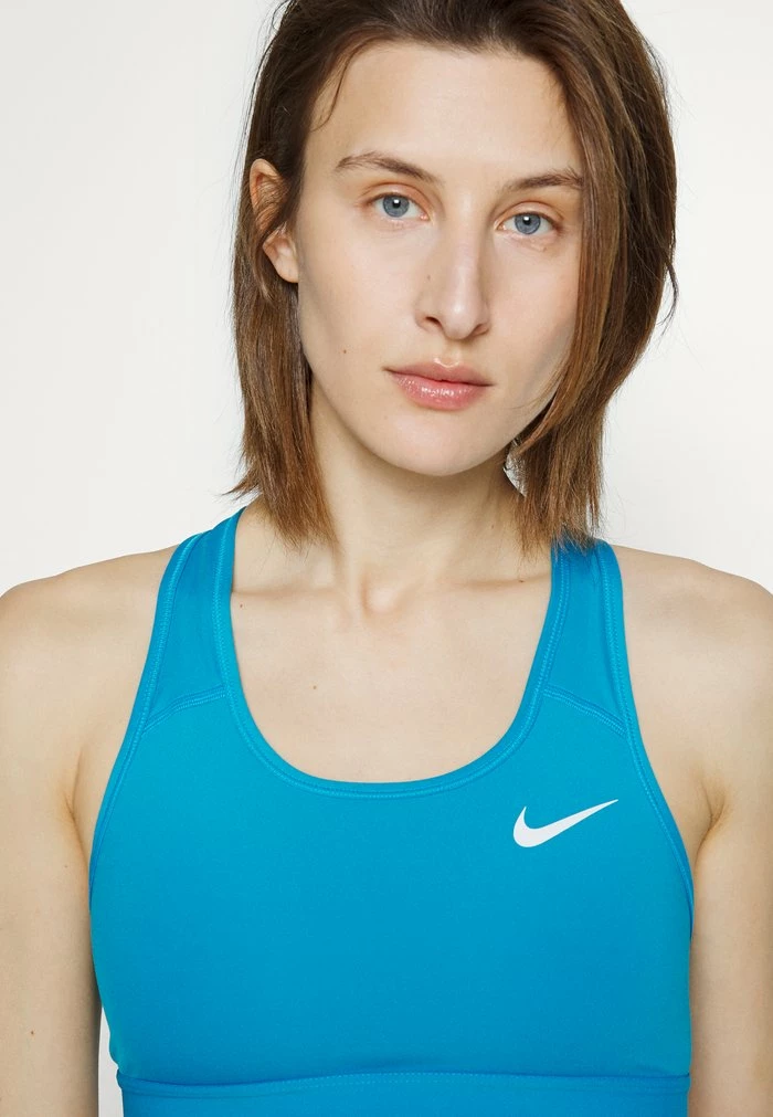 Nike Performance BAND BRA - Light Support Sports Bra - Laser Blue/laser Blue/white 5 Nike Performance BAND BRA - Light Support Sports Bra - Laser Blue/laser Blue/white - Image 5