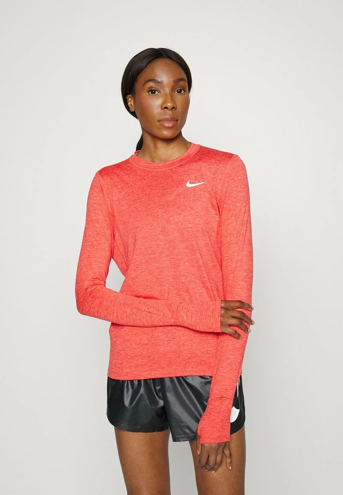 Nike Performance ELEMENT CREW - Long Sleeved Top - Light Crimson/magic Ember Heather/silver 1 Nike Performance ELEMENT CREW - Long Sleeved Top - Light Crimson/magic Ember Heather/silver