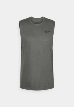 Nike Performance SUPERSET TANK - Top - Iron Grey/black