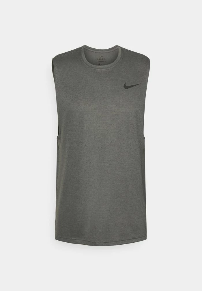 Nike Performance SUPERSET TANK - Top - Iron Grey/black 1 Nike Performance SUPERSET TANK - Top - Iron Grey/black