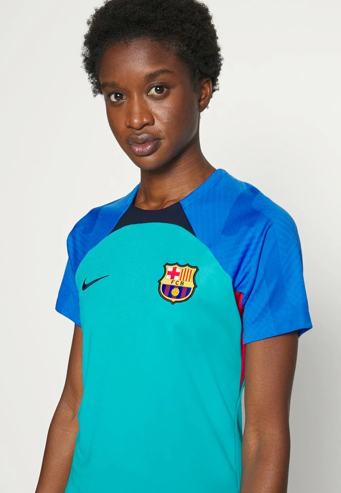 Nike Performance FC BARCELONA STRIKE - Club Wear - Oracle Aqua/signal Blue/obsidian 4 Nike Performance FC BARCELONA STRIKE - Club Wear - Oracle Aqua/signal Blue/obsidian - Image 4