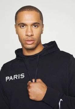 Nike Performance PARIS GERMAIN HOODIE - Club Wear - Oil Grey/white -Nike Performance store 25601202566949e5b68668eda2401f1a