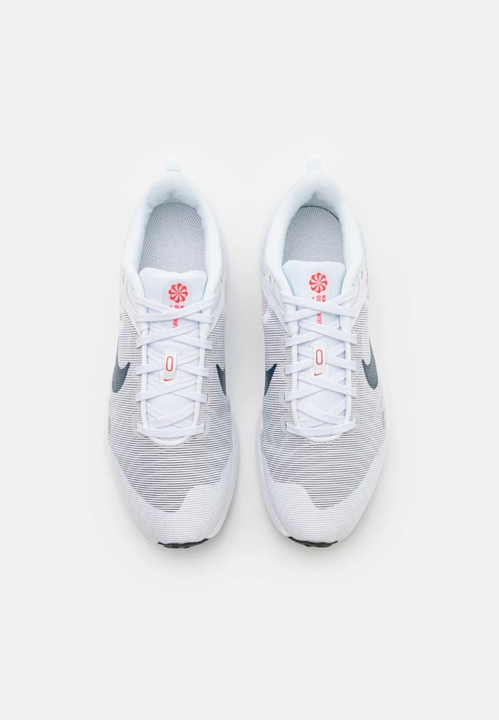 Nike Performance DOWNSHIFTER 12 - Neutral Running Shoes - White/valerian Blue/light Crimson/black/barely Green 4 Nike Performance DOWNSHIFTER 12 - Neutral Running Shoes - White/valerian Blue/light Crimson/black/barely Green - Image 4