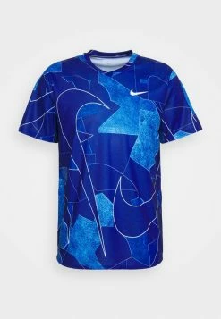 Nike Performance DRY VICTORY - Print T-shirt - Deep Royal Blue/white -Nike Performance store 26665ba1e77949edb570148933be5eaf