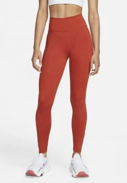 Nike Performance ONE - Leggings - Cinnabar/white