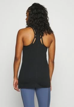 Nike Performance YOGA LAYER TANK - Sports T-shirt - Black -Nike Performance store 268c1e03308e44f4a083f16d76d6e4f0