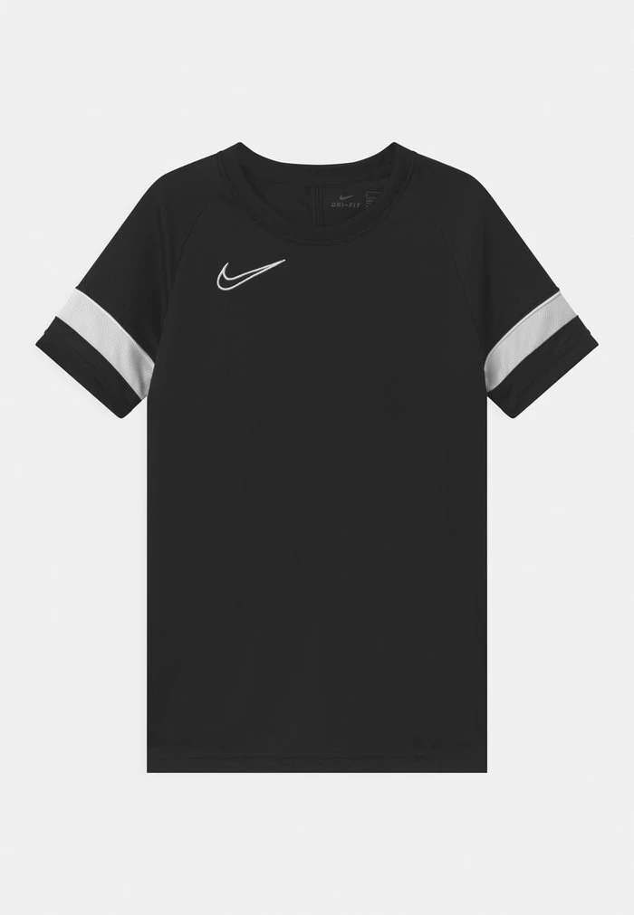 Nike Performance Y NK DF ACEDEMY 21 UNISEX - Sports T-shirt - Black/white 1 Nike Performance Y NK DF ACEDEMY 21 UNISEX - Sports T-shirt - Black/white