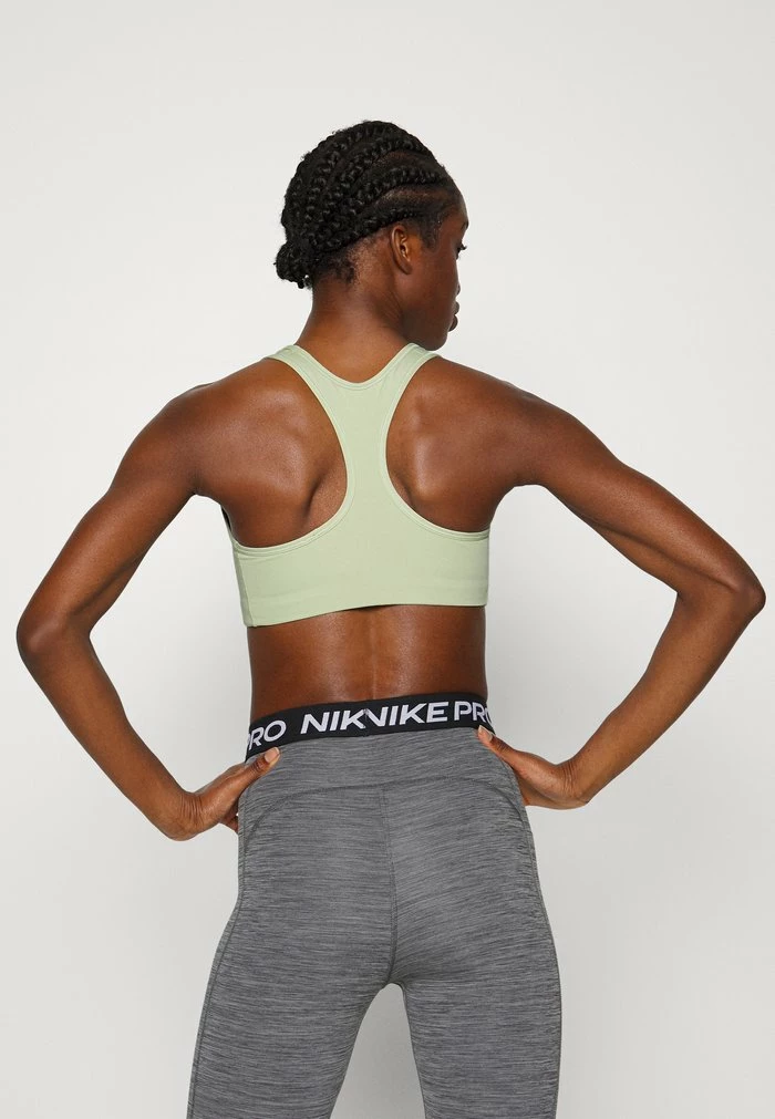 Nike Performance Medium Support Sports Bra - Olive Aura 3 Nike Performance Medium Support Sports Bra - Olive Aura - Image 3
