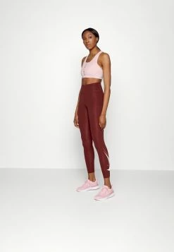 Nike Performance BRA - Medium Support Sports Bra - Pink Oxford/black -Nike Performance store 27e77894082e47279ba3cef1069b7957