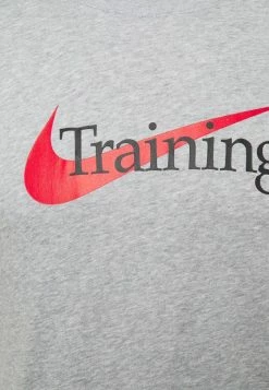 Nike Performance TEE TRAINING - Print T-shirt - Grey Heather -Nike Performance store 280a0cc303d94433b50628e022ce8d8f