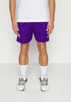 Nike Performance NBA LOS ANGELES LAKERS PLAYER SHORT - Sports Shorts - Field Purple/white/pure/white