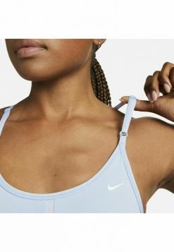 Nike Performance INDY BRA - Medium Support Sports Bra - Royal Tint Football Grey White -Nike Performance store 2920da409e004a5da4839691e90044c3