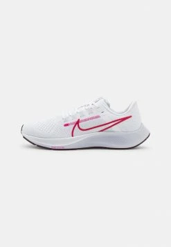 Nike Performance AIR ZOOM PEGASUS 38 - Neutral Running Shoes - White/mystic Hibiscus/iris Whisper/pink Prime/sangria/black