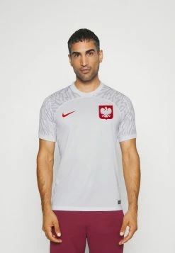 Nike Performance POLSKA STADIUM HOME - Football Shirt - White/sport Red