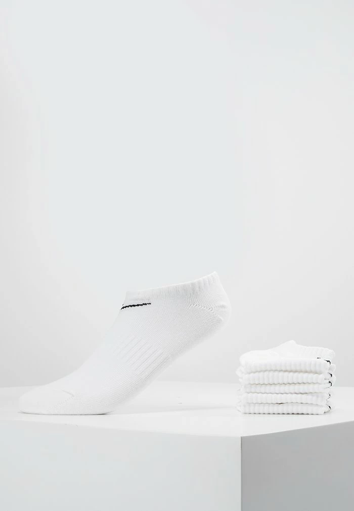 Nike Performance EVERYDAY LIGHTWEIGHT 6 PACK - Trainer Socks - White/black 1 Nike Performance EVERYDAY LIGHTWEIGHT 6 PACK - Trainer Socks - White/black