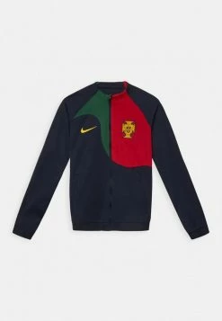 Nike Performance PORTUGAL ACADEMY PRINT ANTHEM JACKET - Club Wear - Obsidian/gorge Green/gold Dart