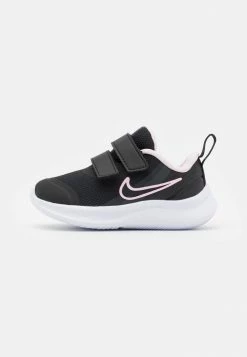 Nike Performance STAR RUNNER 3 UNISEX - Neutral Running Shoes - Black/dark Smoke Grey/pink Foam