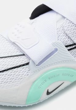 Nike Performance SUPERREP CYCLE 2 - Cycling Shoes - White/black/mint Foam/laser Blue -Nike Performance store 2b91b6b6f2ae4cea86b9113d6c95970a