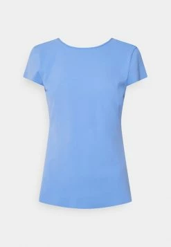 Nike Performance THE YOGA LUXE - Basic T-shirt - Royal Pulse/aluminum