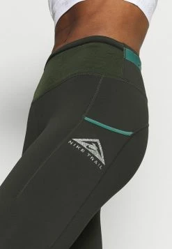 Nike Performance EPIC LUXE TRAIL - Leggings - Sequoia/bicoastal -Nike Performance store 2c324eadfab34dad96fd17d78994a29d