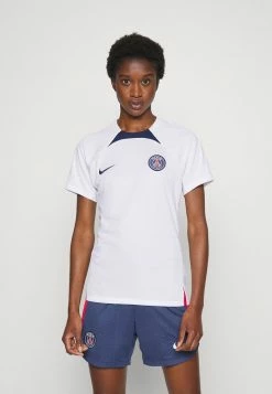 Nike Performance PARIS ST GERMAIN STRIKE - Sports T-shirt - White/midnight Navy