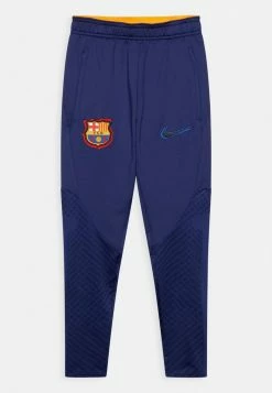 Nike Performance FC BARCELONA STRIKE PANT - Tracksuit Bottoms - Blue Void/vivid Orange/black