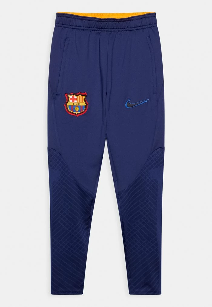 Nike Performance FC BARCELONA STRIKE PANT - Tracksuit Bottoms - Blue Void/vivid Orange/black 1 Nike Performance FC BARCELONA STRIKE PANT - Tracksuit Bottoms - Blue Void/vivid Orange/black
