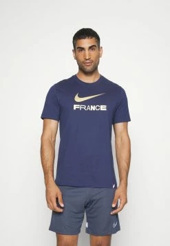 Nike Performance FRANCE FFF TEE - Print T-shirt - Midnight Navy