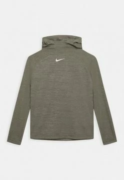 Nike Performance ACADEMY HOODIE UNISEX - Long Sleeved Top - Cargo Khaki/summit White