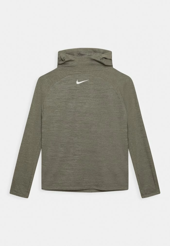 Nike Performance ACADEMY HOODIE UNISEX - Long Sleeved Top - Cargo Khaki/summit White 1 Nike Performance ACADEMY HOODIE UNISEX - Long Sleeved Top - Cargo Khaki/summit White